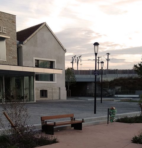 réalisation médiathèque stains - topographe récolement voirie